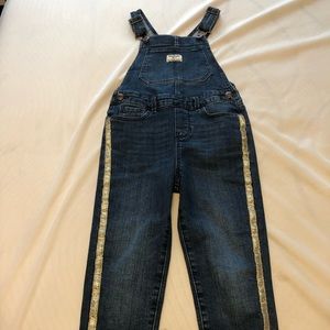 Girls denim overalls